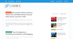 Desktop Screenshot of blogcheer.com